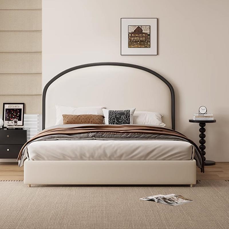 茄设计出品莫扎比床轻奢户现代主卧法大式B9259番床中古风小型齐