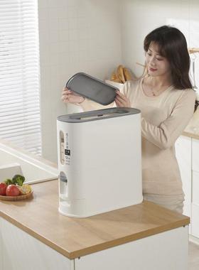 日式可计量塑料米米GIG桶防虫防潮级箱第六全代新升计量米缸