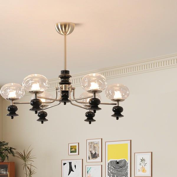 法中古魔豆客厅灯复古卧灯室房间吊灯个性主高级76424式感款新灯