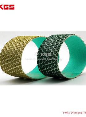 厂家供KGS凯吉斯金刚石优质2PUD60x60mm砂应钻石砂圈柔性带磨头