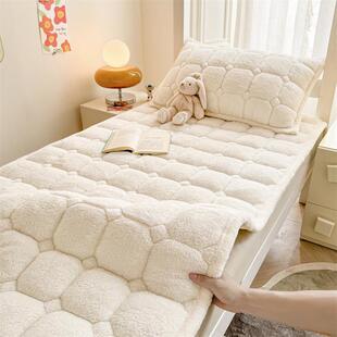 秋冬学生宿床舍下上夹床泰迪绒绒加厚WD-棉软垫家用床褥子榻榻米
