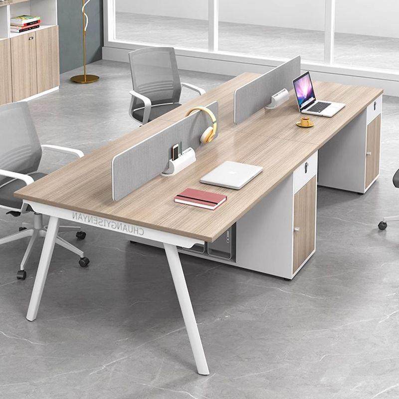 职员办公桌椅组合简约现代2468双四六八人位办公室桌子工位屏风