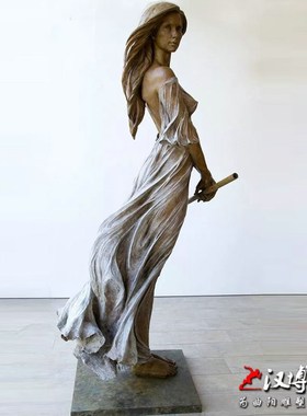 美女雕塑泥塑模型雕塑玻璃钢雕塑制作铜雕人物城市景观园林雕塑