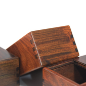 大红酸枝全独板机关木盒印章盒文玩木盒首饰盒文盒茶砖盒便携 包邮