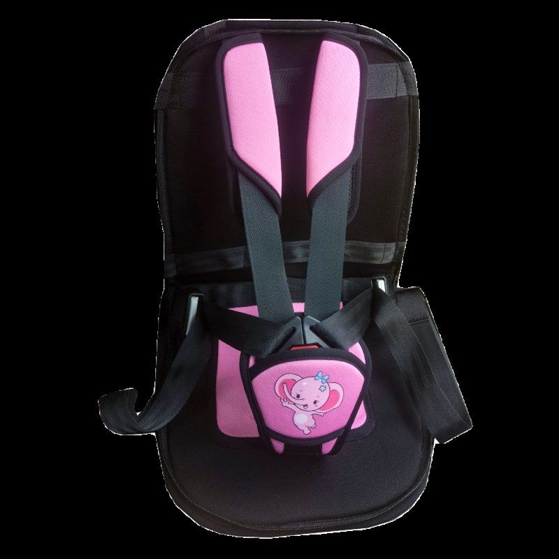 便携式车载儿童背心宝宝背带简易汽车大巴飞机五点式安全带