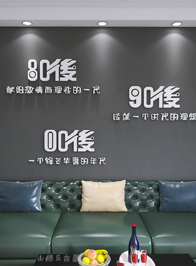 饭店墙面装饰贴字工业风餐厅火锅烧烤肉酒吧馆创网红打卡布置背景
