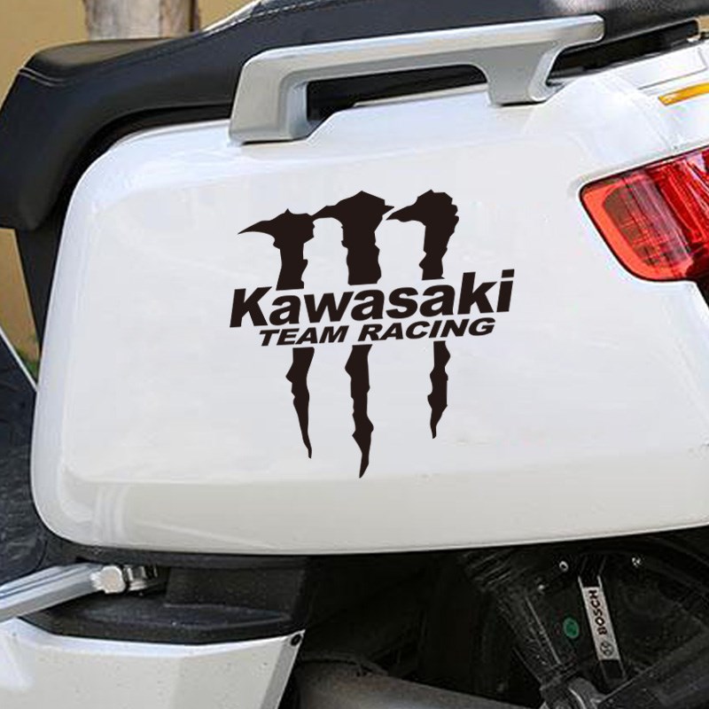 汽车改装911摩托车46号电动车赛车爪子防水车身车窗个性装饰贴纸