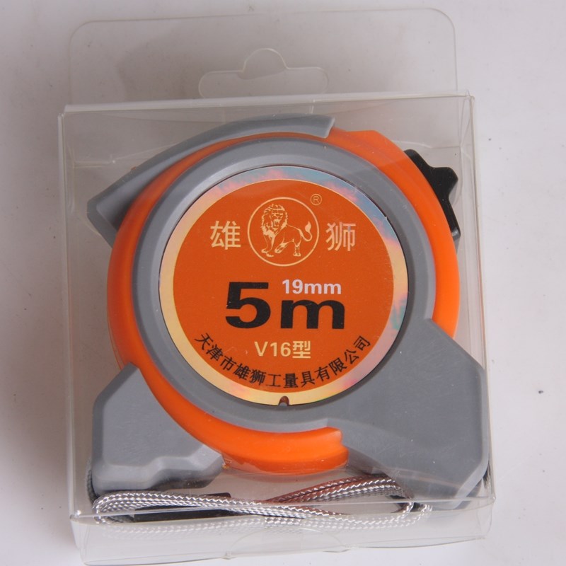 雄狮V16系列塑盒尺卷尺钢卷尺白漆316/519/525/7525/1025