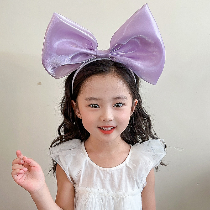 六一儿童节大蝴蝶结发箍女童可爱头饰2024新款小女孩森系头箍发饰