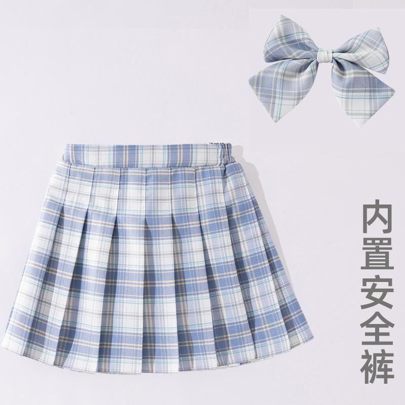 中大童jk制服格裙夏装短裙子女童小学生百褶裙学院风儿童半身裙裤,童装/婴儿装/亲子装,半身裙,淘宝优惠券,粉丝福利购,淘宝优惠卷