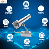 酒店走廊过道门头地面镭射激光定制文字图案射灯LOGO字广告投影灯