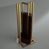 架存放整理储存架 店不锈钢简约金色衣裤 衣架收纳架裤 夹收集架服装