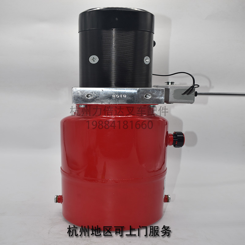 威博12V1/6W液压动力单元半电动堆高车起升电机液压泵站