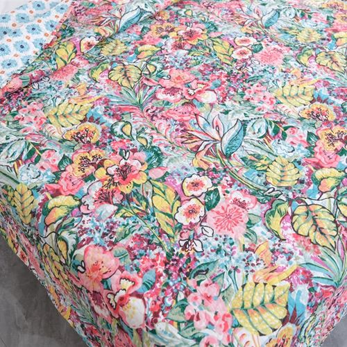 单件全棉绗缝被床盖夹棉床盖纯棉床单韩式可机洗空调被多色包邮