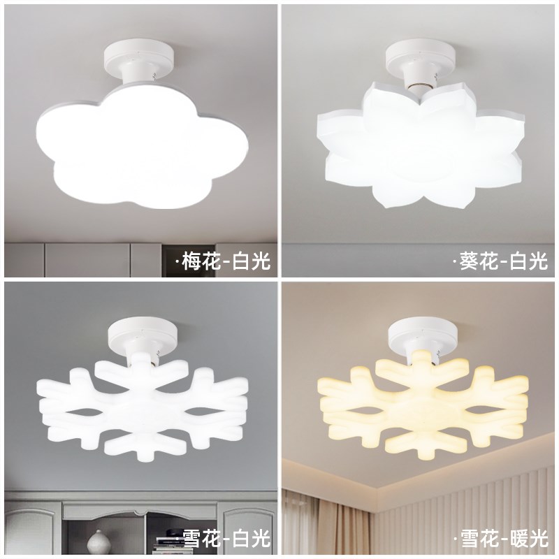 LED灯泡E27螺口超亮节能照明客厅卧室家用大功率螺纹灯座飞碟吊灯