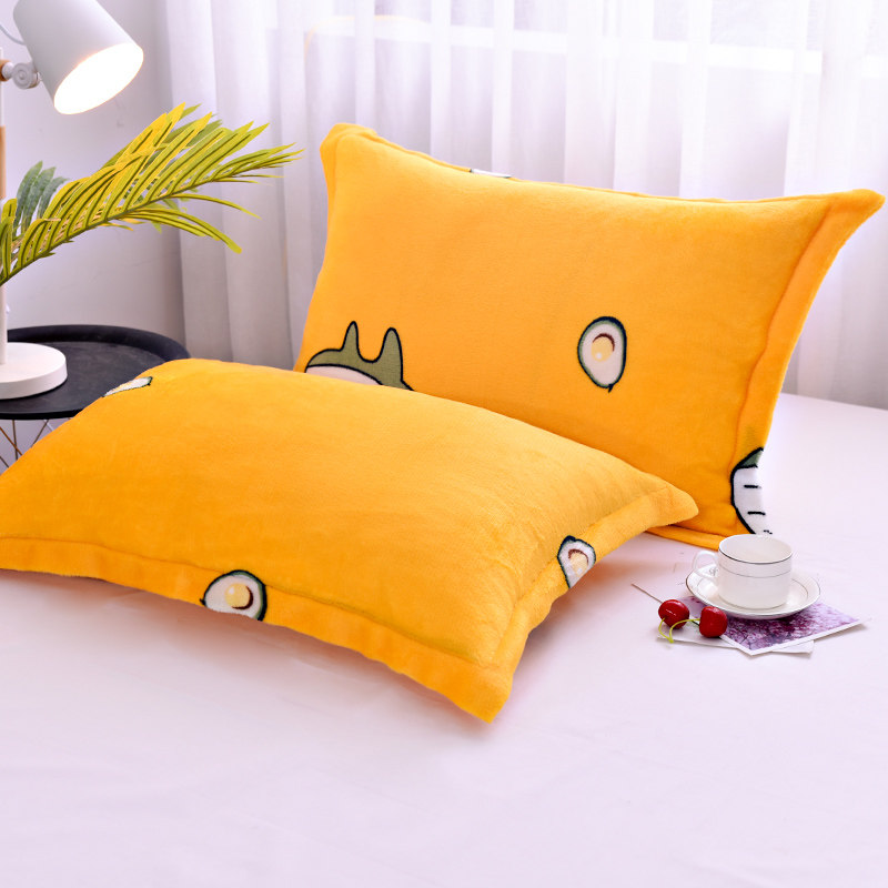 珊瑚绒枕套一只一对装加绒法兰绒单双人枕头套学生法莱绒枕芯套2,床上用品,枕套,淘宝优惠券,粉丝福利购,淘宝优惠卷