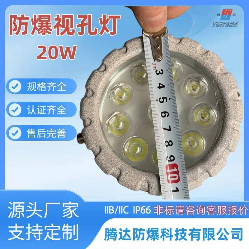 led防爆视孔灯20W反应釜视镜灯20瓦大功率探照灯延时型视孔灯
