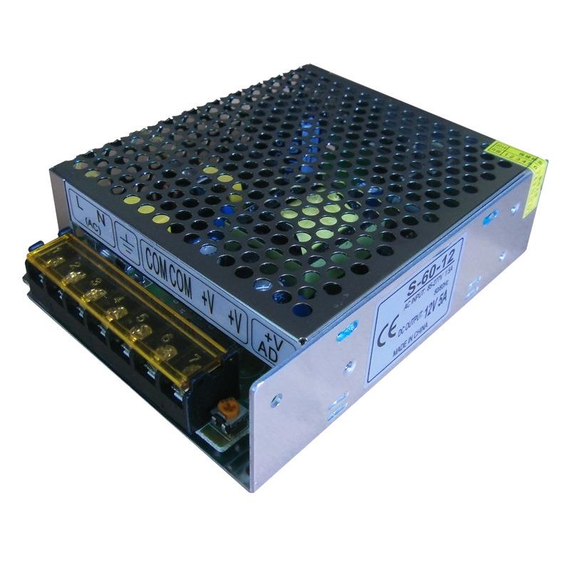 供应12V5A开关电源 12V60W工业设备铝壳开关电源 小体积足功率