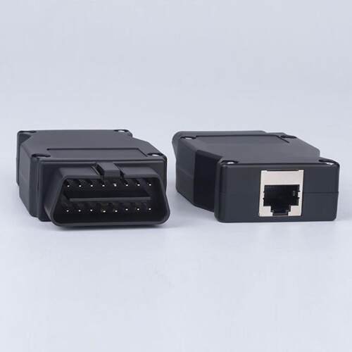 适用于接口连接器 enet 16Pin网线RJ45 to OBD2 16 Pin