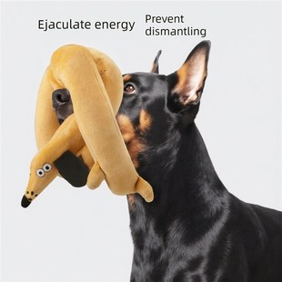 宠物玩具可以发出声音来陪伴和缓解无聊,中型和大型狗拔河超长狗