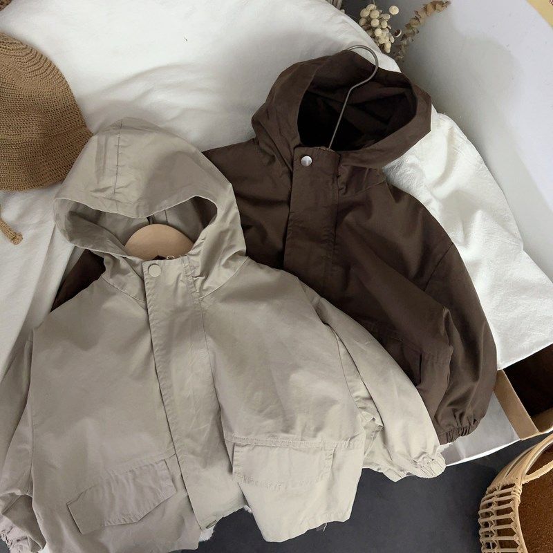 时髦又实穿~韩国男女儿童拼接连帽拉链衫外套宝宝夹克上衣洋气,童装/婴儿装/亲子装,普通外套,淘宝优惠券,粉丝福利购,淘宝优惠卷