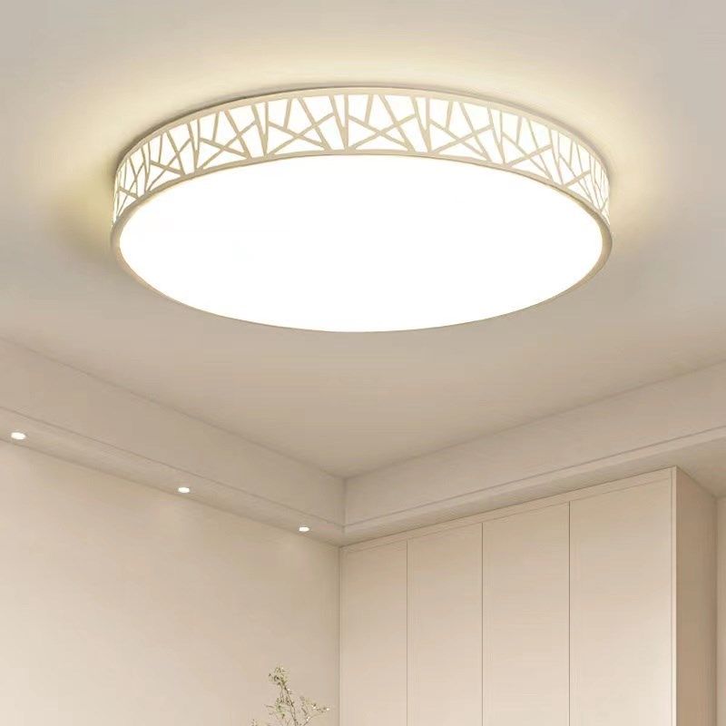 包安装LED吸顶灯全光谱护眼圆形客厅灯卧室餐厅书房阳台灯具灯饰