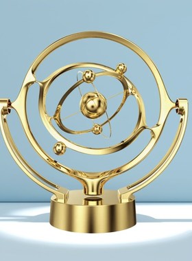 地球天体永动仪旋转物理磁力永动机不停创意摇摆摆件工艺品牛顿摆