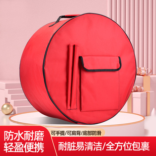 悦乐诗扁鼓包威风鼓红鼓龙鼓牛津布防水双肩包12/14/16/18寸