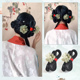 古装 假发包抓夹古风配饰懒人手残发型可爱少女夏天 汉服假发一体式