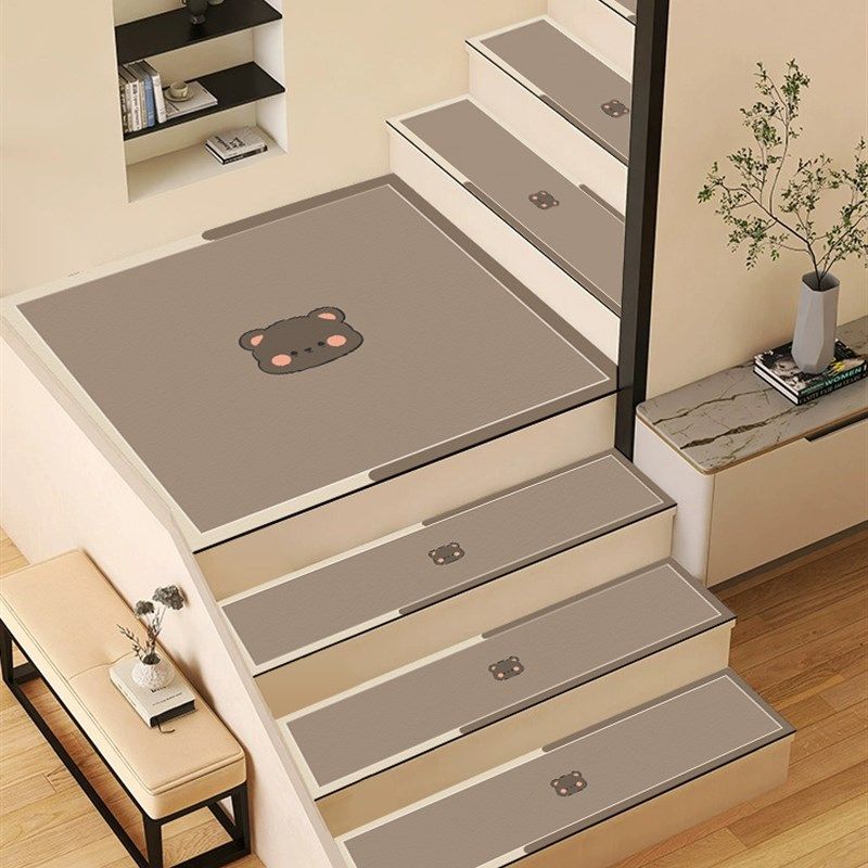 楼梯台阶垫踏步垫皮革可擦室内实木楼梯专用地垫防滑地板保护垫子,居家布艺,楼梯垫,淘宝优惠券,粉丝福利购,淘宝优惠卷