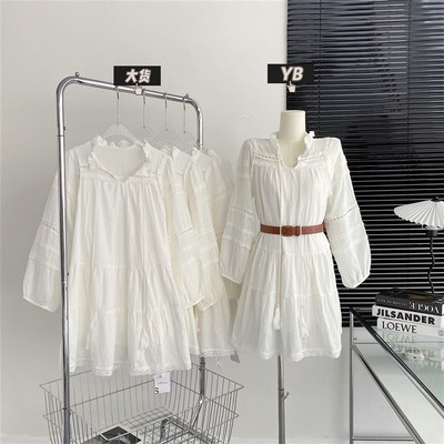 2023年春夏秋新款云南新疆草原旅游拍照穿搭连衣裙度假沙滩短裙女