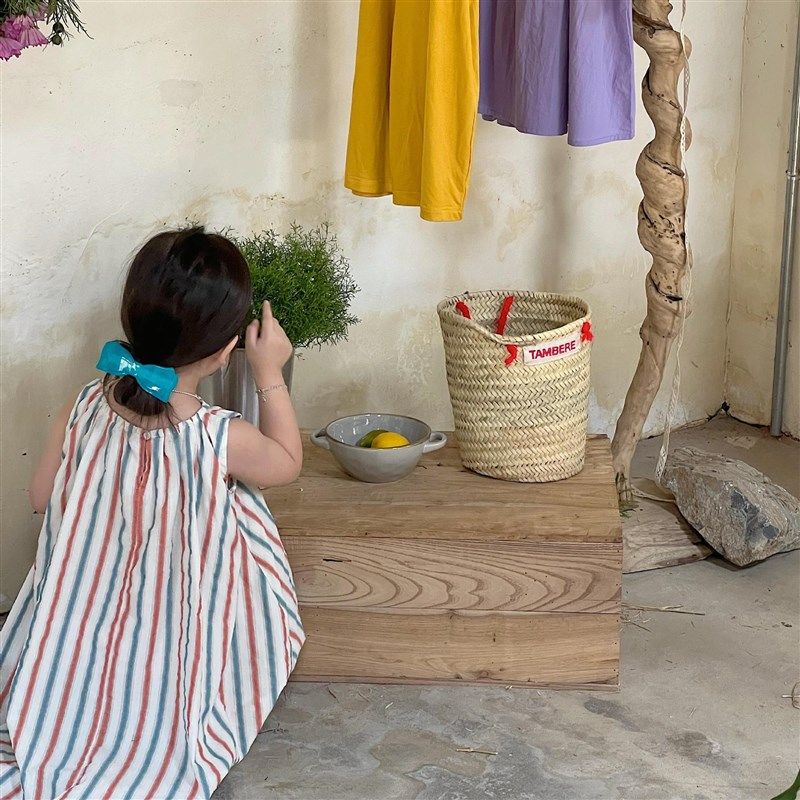 韩国童装女童连衣裙条纹无袖背心裙夏季新品宝宝长裙棉布裙沙滩裙,童装/婴儿装/亲子装,连衣裙,淘宝优惠券,粉丝福利购,淘宝优惠卷