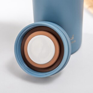 景德镇金生源玉瓷保温杯全陶瓷内胆大容量泡茶水分离双层定制水杯