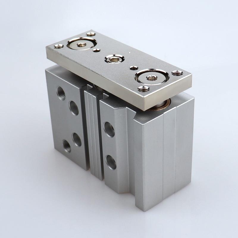 薄型杆三轴带导/气缸TCM/MGPM12/1杆6/20-50*10/2025/30/4三0-100