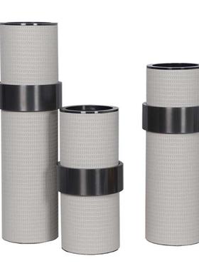 源头厂家新款样板房间客厅金皮革属花CPN017几瓶金色环花器摆件设