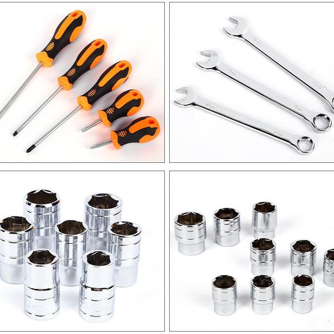 多规格棘轮扳手72件套多功合能组合机大力钳72pcs修修汽家用综组