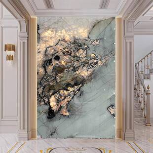 云天然透光奢石622石屋浮大理石玄关背景墙餐桌材台面岛台全石材