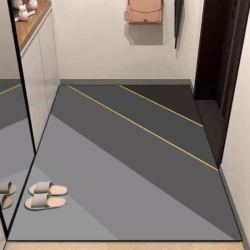 地厂家直供门口入厚户门地垫硅藻泥吸水加满垫防滑铺垫家用厨房浴