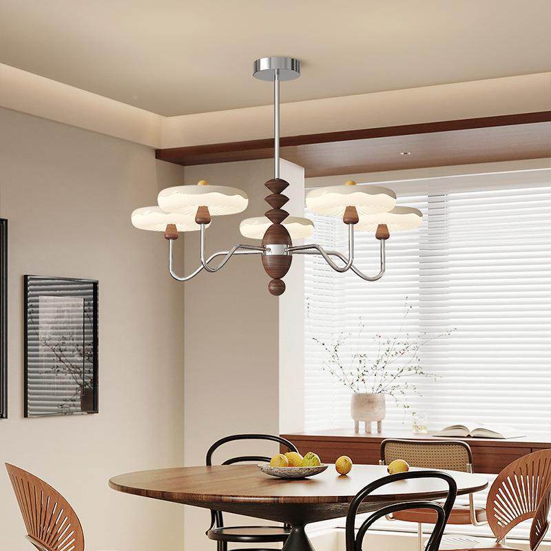 法客式奶油风房厅吊灯中古风全光谱护眼飞碟级高感卧83221室书创,家装灯饰光源,智能吊灯,淘宝优惠券,粉丝福利购,淘宝优惠卷