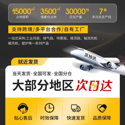 工电风扇强业力车间工厂业落地扇大功率牛角扇商壁挂910工用风扇