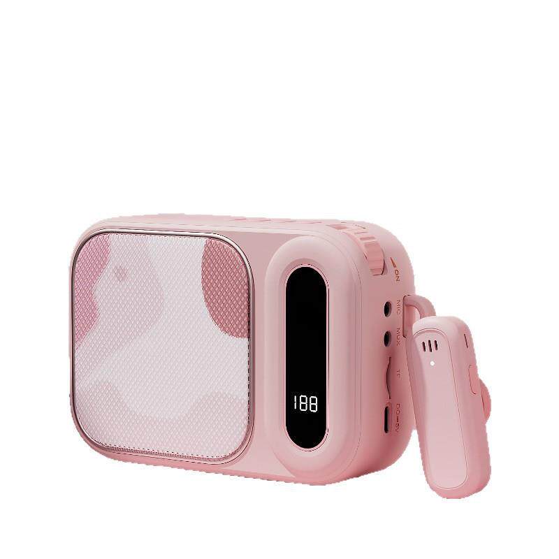 无线领夹麦WK-01新款教师上课专用扩音器小蜜蜂大音量超长续航蓝