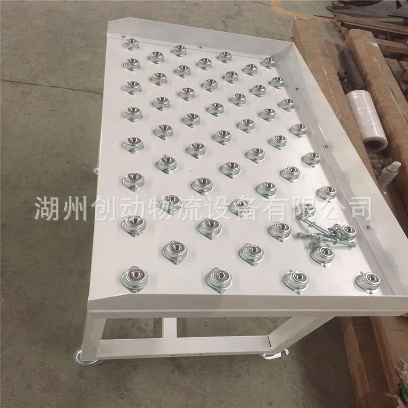 万球工作台万输向向定制球台平送物滑台