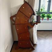 橡胶机器人异形床头柜客厅电视柜收纳柜储物柜沙发边柜儿童房角柜