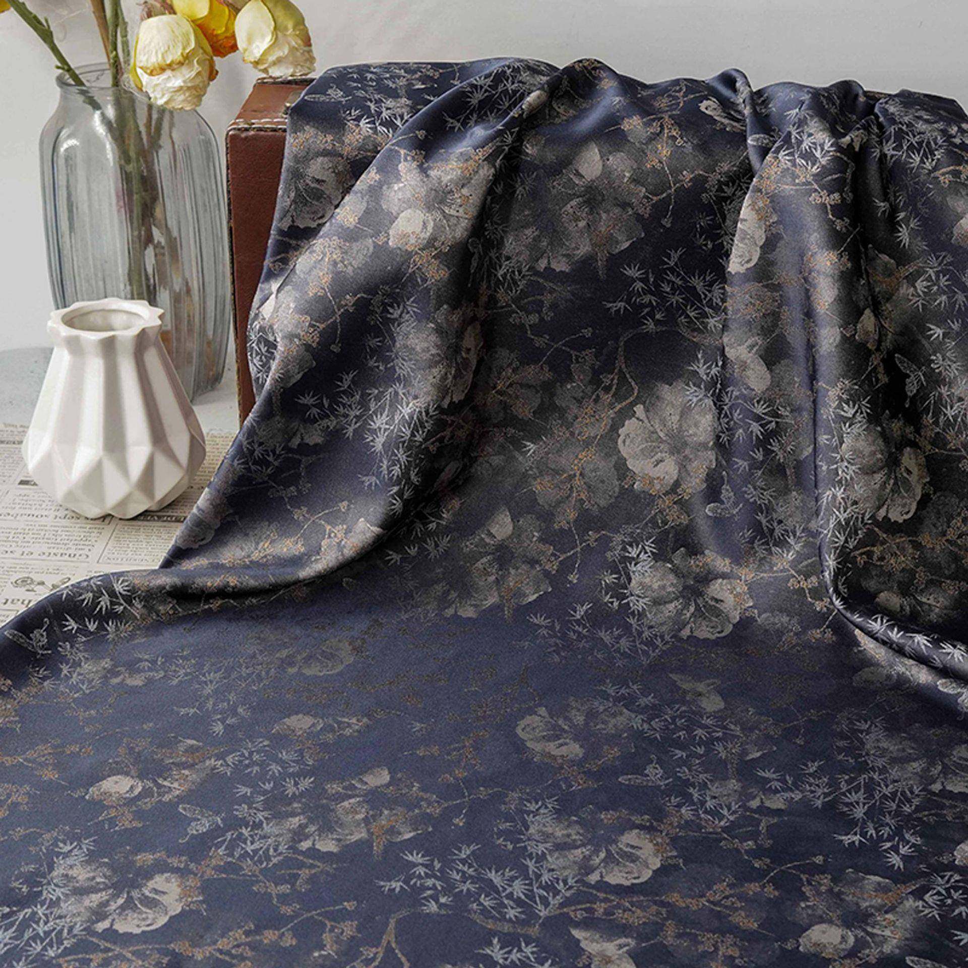 新中式水叶花卉色织旗竹袍面料国风汉服马甲唐装花窗JY5619-C帘彩,居家布艺,海绵垫/布料/面料/手工diy,淘宝优惠券,粉丝福利购,淘宝优惠卷