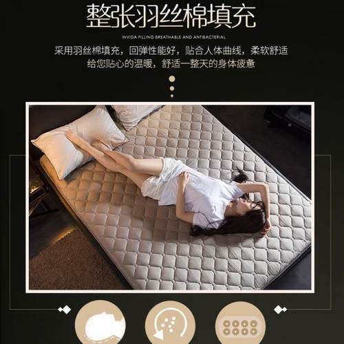 KDW.床垫家用睡垫181.5/1.2宿舍人软垫单加厚租房垫/子双人垫被褥