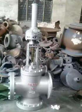 JS545Y伞齿轮Y型料浆阀 不锈钢 气动 法兰 保温 欣弘阀门