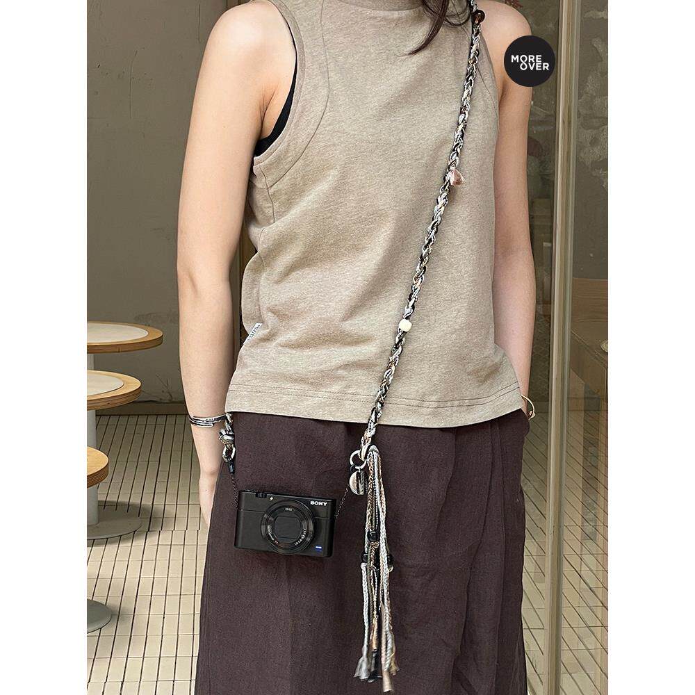 MOREOVER纯手工编织相机挂绳原创混色设计个性挂绳微单可斜挎挂绳