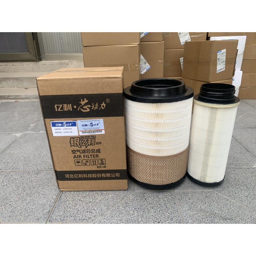 亿利芯动力K2332空气滤芯适用解放j6L空气滤芯原厂小J6空气滤清器