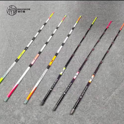 冰行者 公鱼轮竿稍S SS SSS 28CM 冰钓竿稍电动公鱼轮
