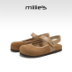 通勤舒适厚底包头凉鞋 妙丽复古风勃肯鞋 新款 女2026春季 MILLIE